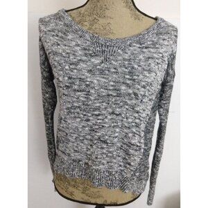 Gray Black & White Silver Sparkly American Eagle Sweater S/P Long Sleeve